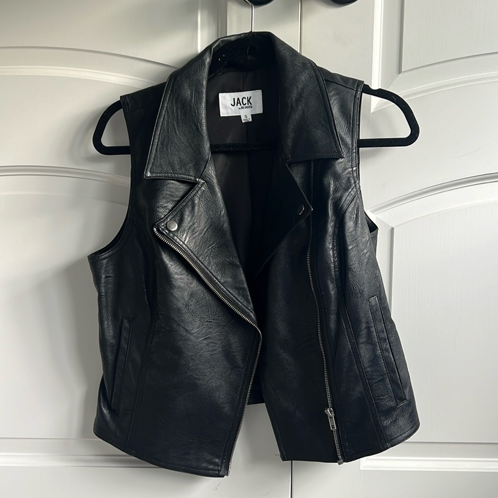 Jack by BB Dakota leather faux vest Small